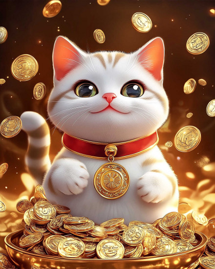 Алмазная мозаика «Манеки Неко»