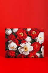 Алмазная мозаика «Красные и белые пионы» - Фото 17