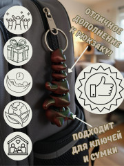 Брелок-антистресс «Кото-гусеница» - Фото 2