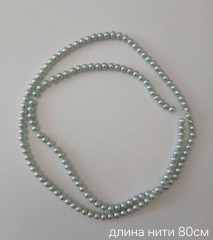 Нить бусин под жемчуг - Фото 2