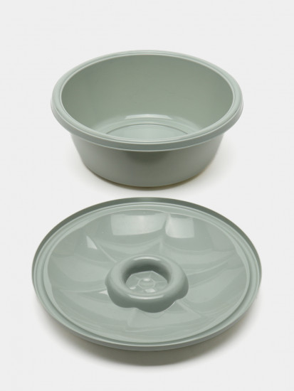 Чашка круглая с крышкой