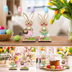 Украшение праздничное «Пасхальные кролики» - Фото 1