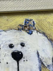 Картина-миниатюра ручной работы в раме - Фото 1