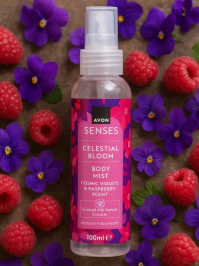 Парфюмированный спрей для тела «Небесное сияние»