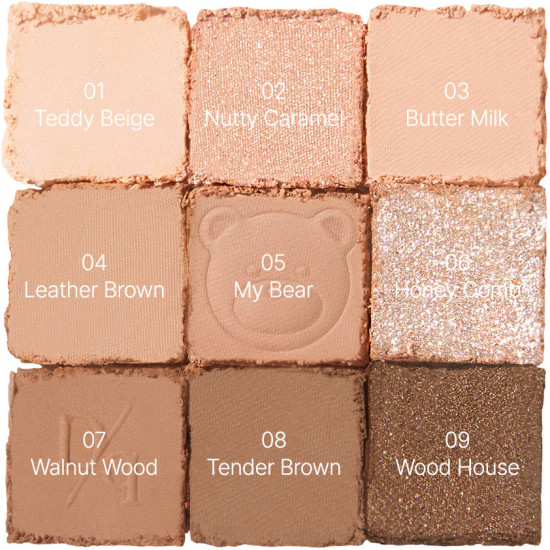 Тени «Palette», оттенок 28 Brown Bear