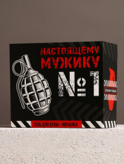 Подарочный набор косметики «Настоящему мужику» - Фото 3