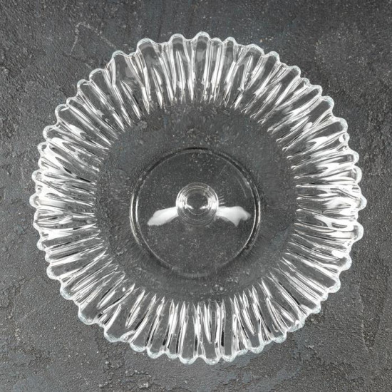 Блюдо на ножке стеклянное «Aurora»