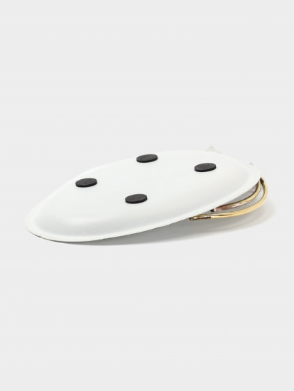 Блюдо сервировочное овальное «Белые каллы»