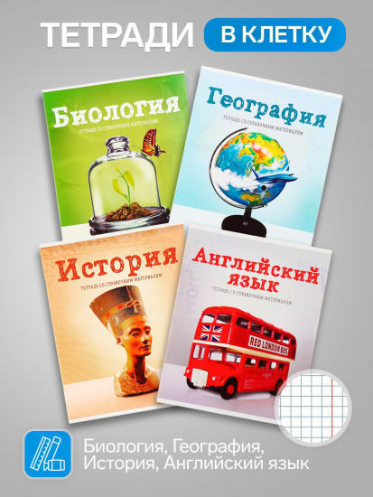 Набор предметных тетрадей