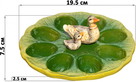 Тарелка для фаршированных яиц «Уточка»
