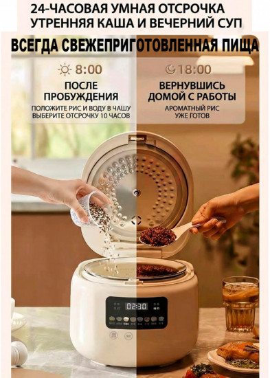 Рисоварка электрическая многофункциональная 2000ВТ TT-30WB