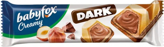 Вафельный батончик с шоколадно-ореховой начинкой «Dark»