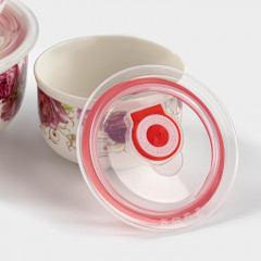 Набор салатников керамических с крышками «Розалинда» - Фото 2