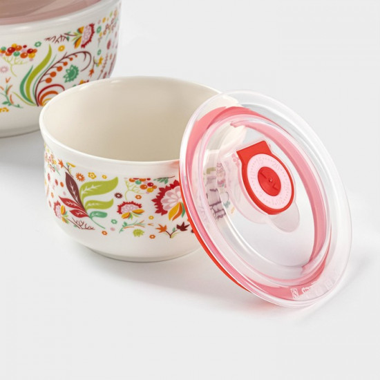 Набор салатников с вакуумными крышками «Ирена»