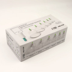 Набор вакуумных банок для массажа с насосом - Фото 4