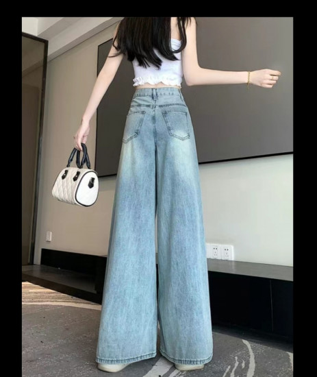 Джинсы женские широкие