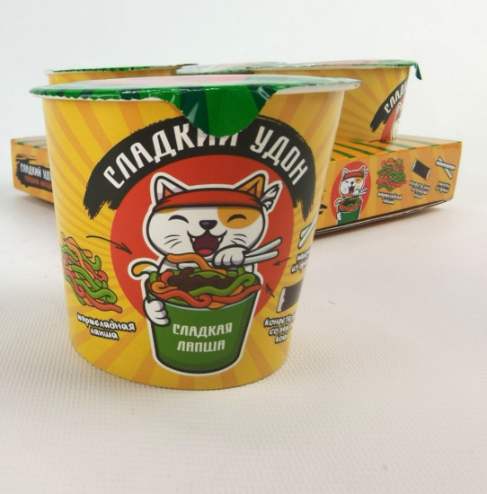 Набор сладкого удона с мармеладной лапшой