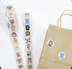 Набор наклеек в рулоне «Животные» - Фото 3