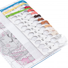 Набор для вышивания на пластиковой канве «Пасхальный кулич» - Фото 1