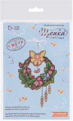 Набор для вышивания на деревянной основе «Пасхальный венок 1» - Фото 3