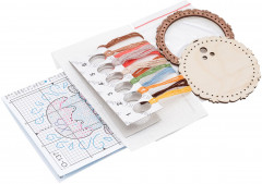 Набор для вышивания на деревянной основе «Кулич пасхальный» - Фото 1