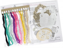 Набор для вышивания на деревянной основе «Пасхальная наседка» - Фото 4