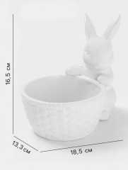 Конфетница «Зайка» - Фото 1