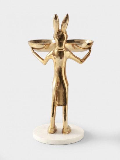 Конфетница двойная «Кролик угощает»