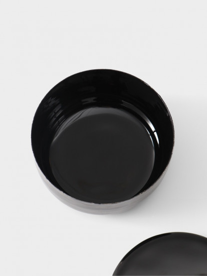 Конфетница с крышкой «Тёмный шоколад»