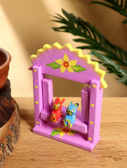 Сувенир «Зайки на качелях» - Фото 3