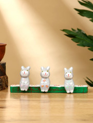 Сувенир «Зайки на скамейке» - Фото 1