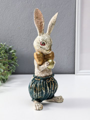 Фигура «Зайчик с золотым яичком» - Фото 1