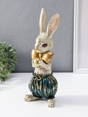 Фигура «Зайчик с золотым яичком» - Фото 2
