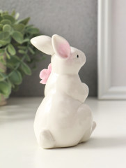 Фигурка «Зайка с цветком» - Фото 3