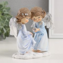 Фигурка «Ангелочки в голубых платьях» - Фото 1