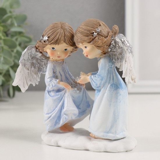 Фигурка «Ангелочки в голубых платьях»