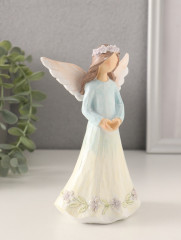 Фигурка «Девушка-ангел в нежно-голубом платье, руки-сердце» - Фото 1