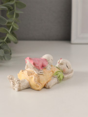 Фигурка «Зайка и цыплёнок: здоровый сон» - Фото 2