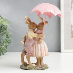 Фигурка «Зайчики под зонтом: романтика» - Фото 2