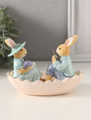Фигурка «Парочка кроликов: свидание в лодочке» - Фото 2