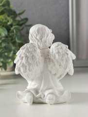 Фигурка светящаяся «Белоснежный ангел с двухъярусным тортом» - Фото 3