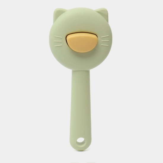 Расческа-пуходерка для кошек и собак с механизмом очистки