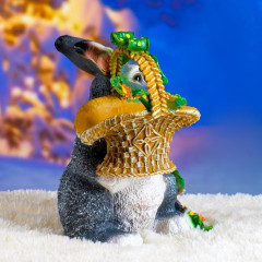 Фигура «Зайка с лукошком» - Фото 8