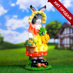 Фигура «Зайчиха с корзинкой» - Фото 4
