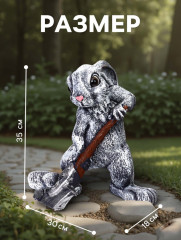 Фигура «Заяц с лопатой» - Фото 1