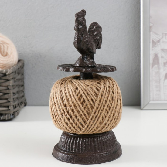 Фигурка-катушка для ниток чугун «Петушок»