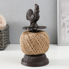 Фигурка-катушка для ниток чугун «Петушок» - Фото 2