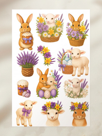 Пасхальный набор для украшения яиц «Цветочный»