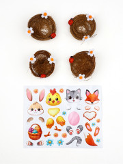 Набор для декорирования яиц на пасху «Зверята» - Фото 1