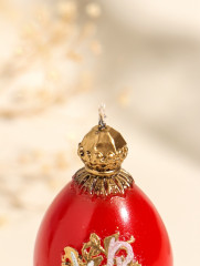 Свеча декоративная «Пасхальное яйцо на подставке» - Фото 4